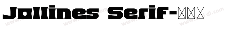 Jollines Serif字体转换